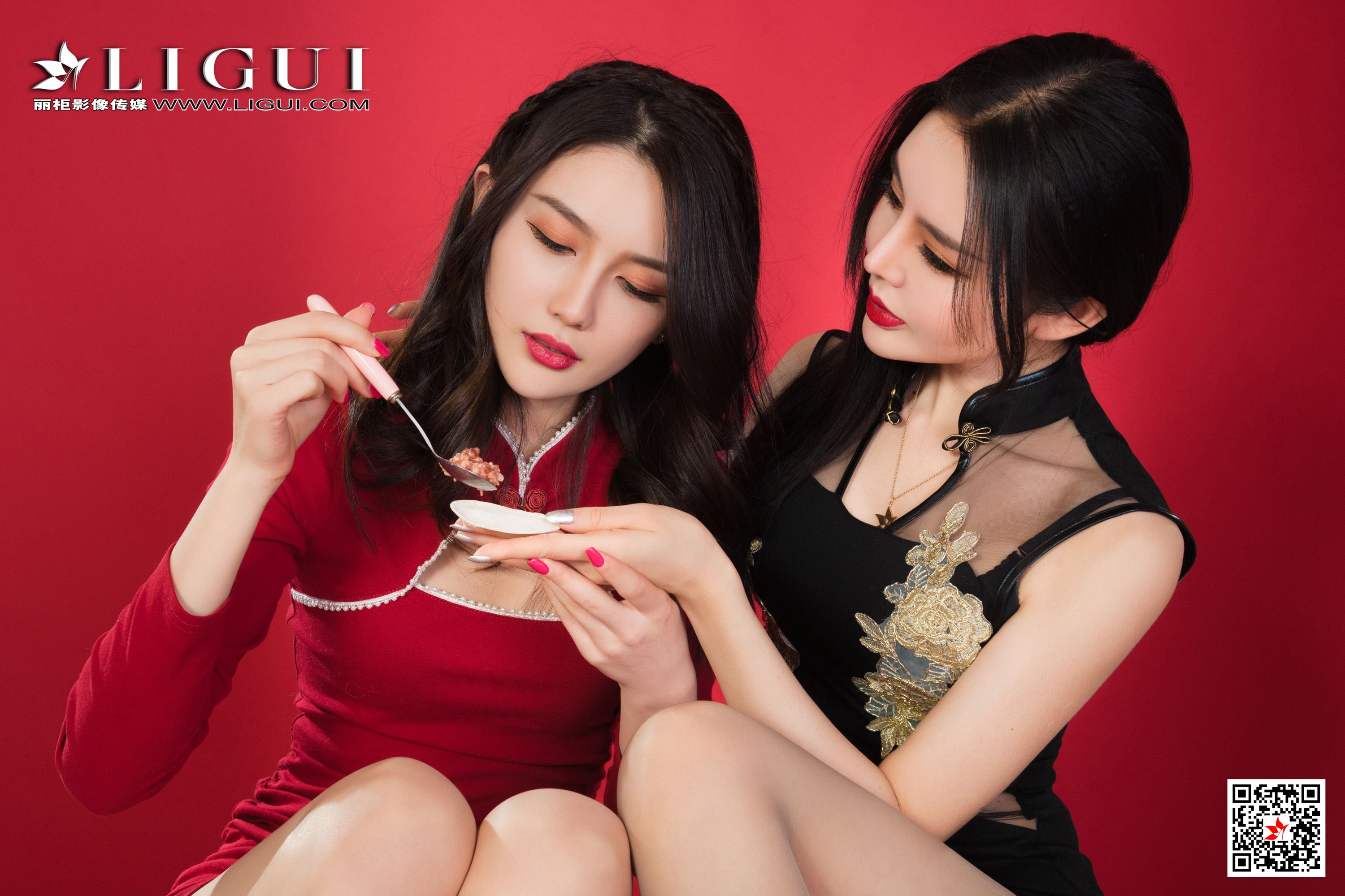 Ligui丽柜  2021.02.10 《《双生花-欲饺迎春》甜甜&凉儿